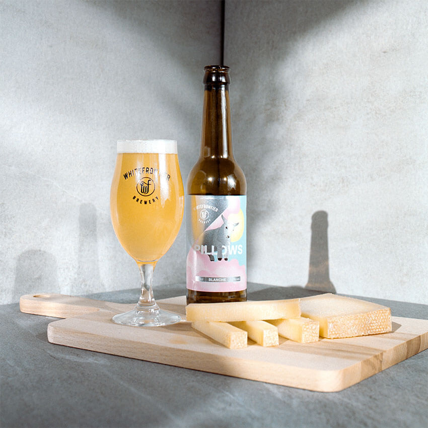 Bières et fromages accords Whitefrontier