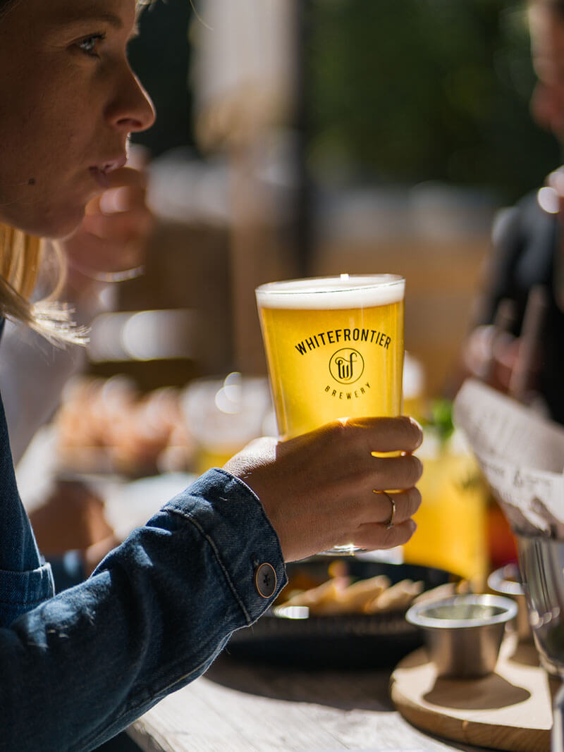 Craft beer au soleil