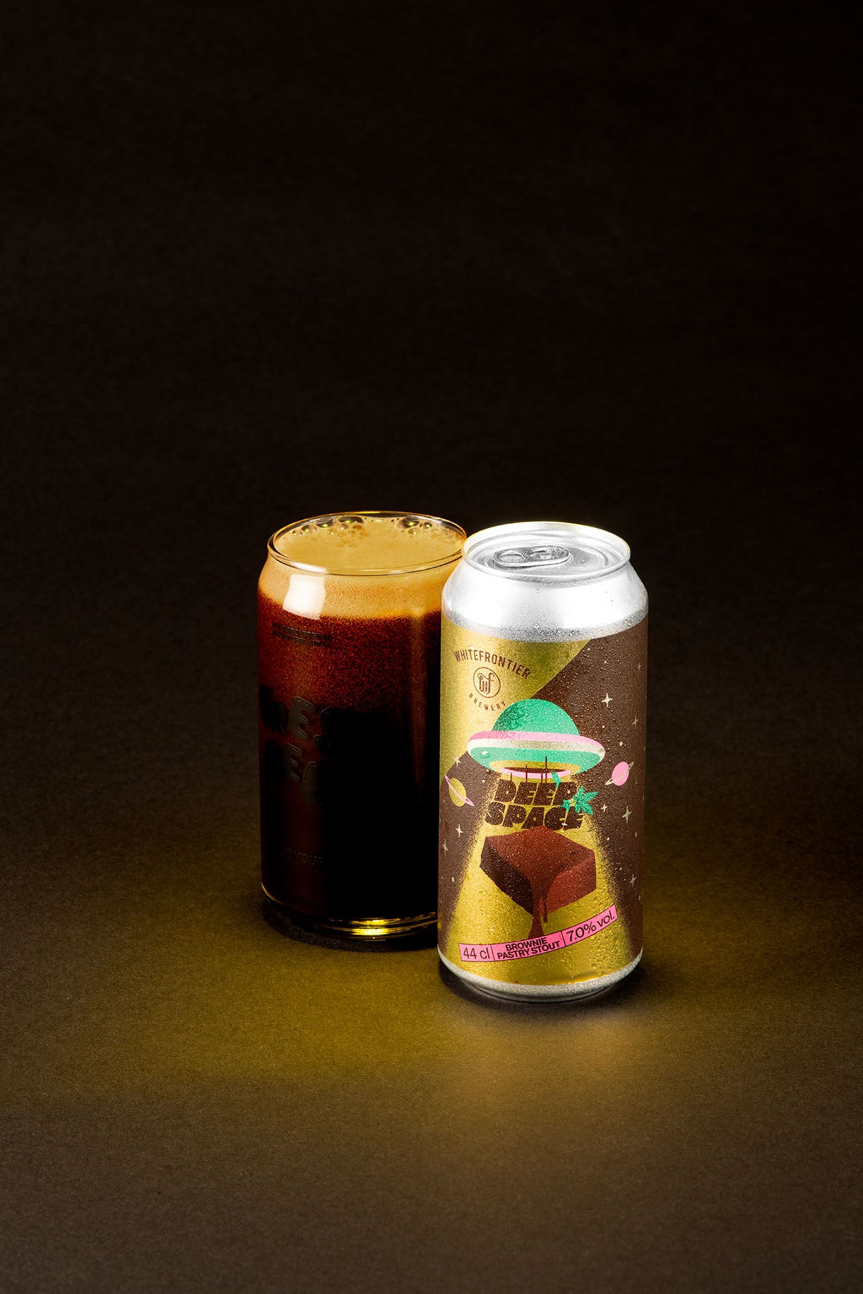 Deep Space verre et canette