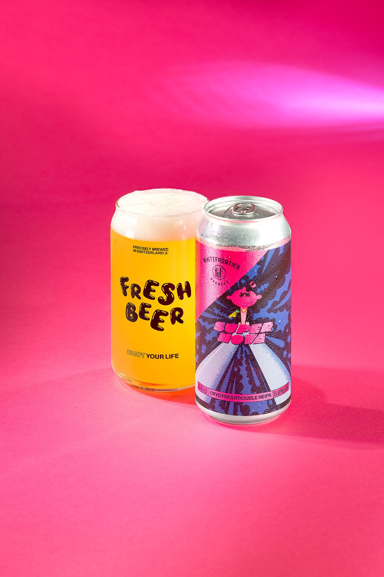 Supernova verre et canette