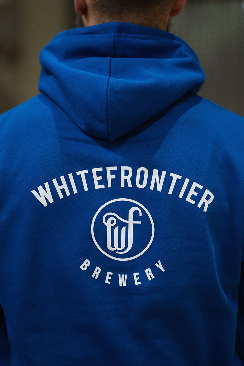 BLAUE KAPUZENJACKE WF