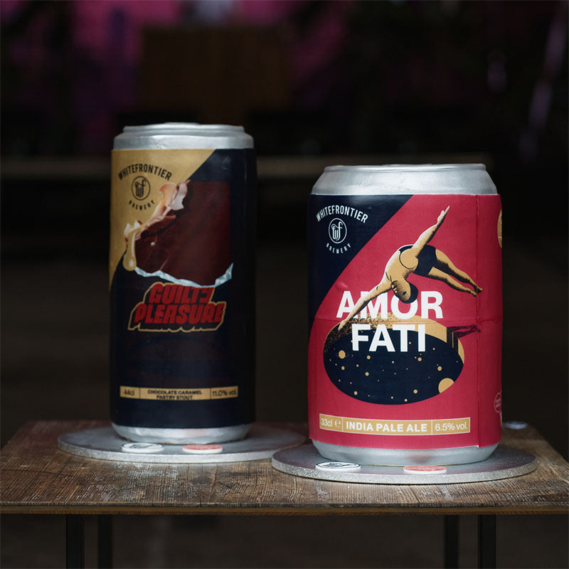 gateau des 10 ans en forme de canette de bière