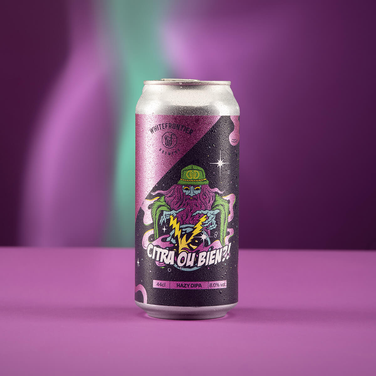 Canette violette biere - citra ou bien collab avec yakima