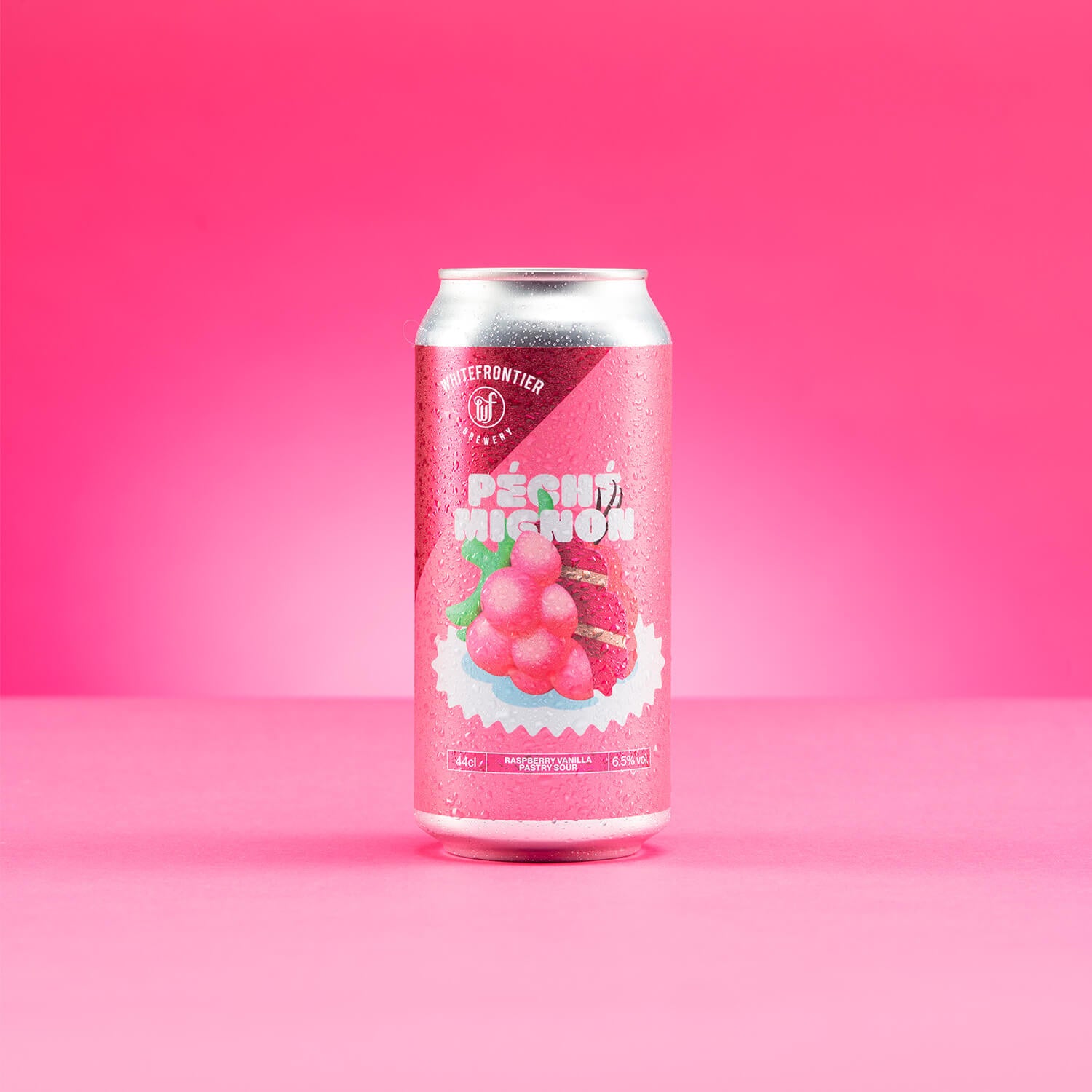 Canette péché mignon - Whitefrontier - rose fond barbie - bière