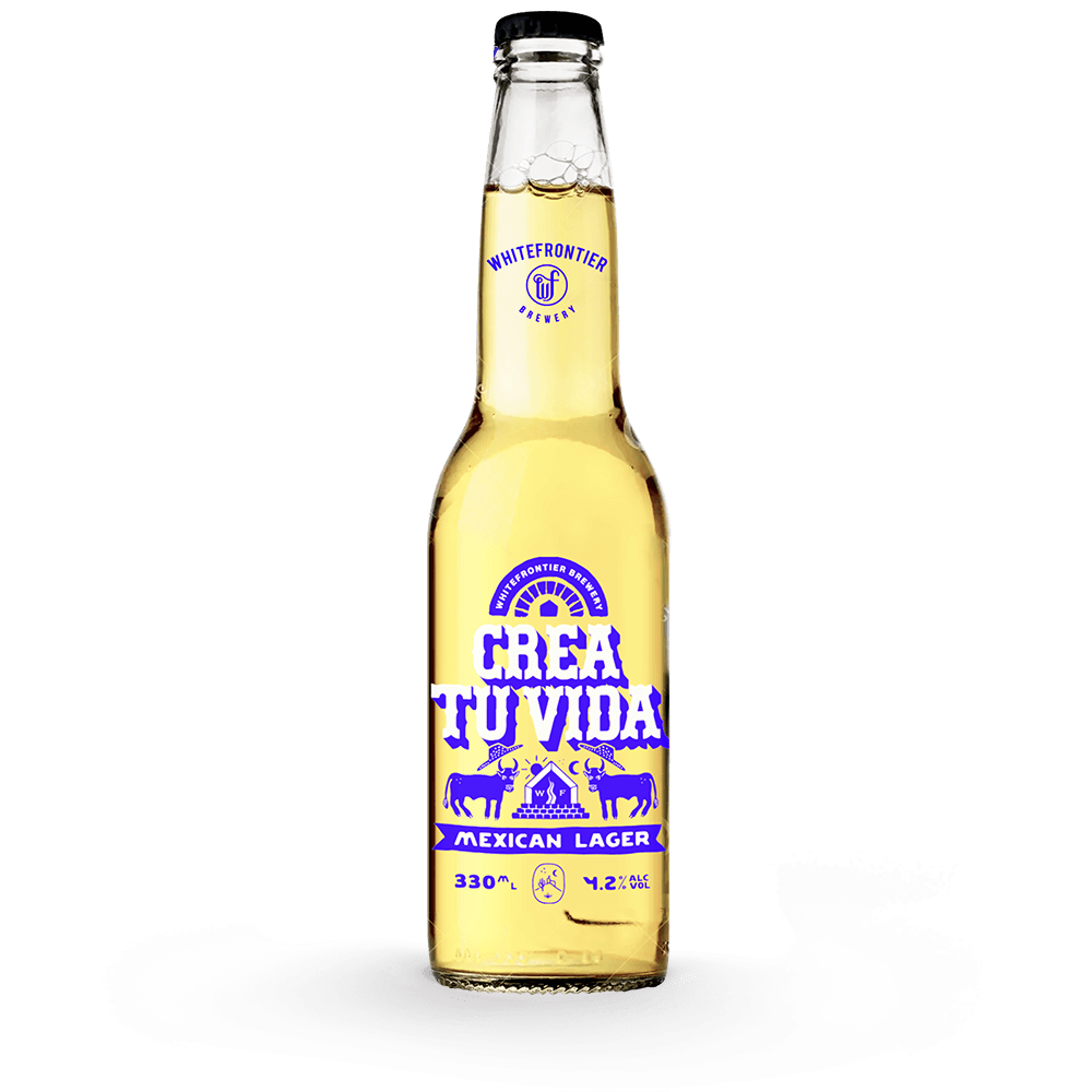 Bouteille crea tu vida mock-up