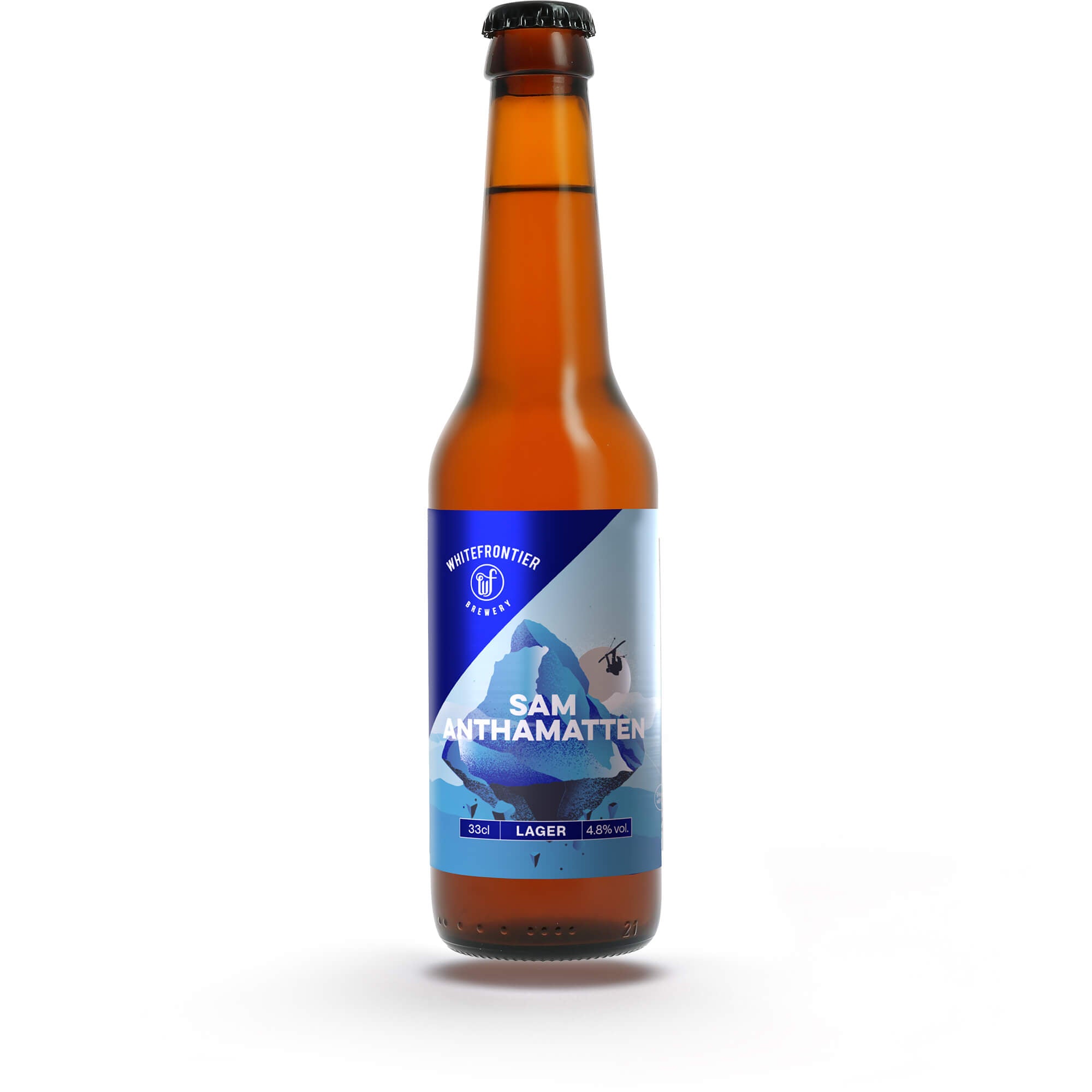 bier lager zermatt blue beer sam anthamatten