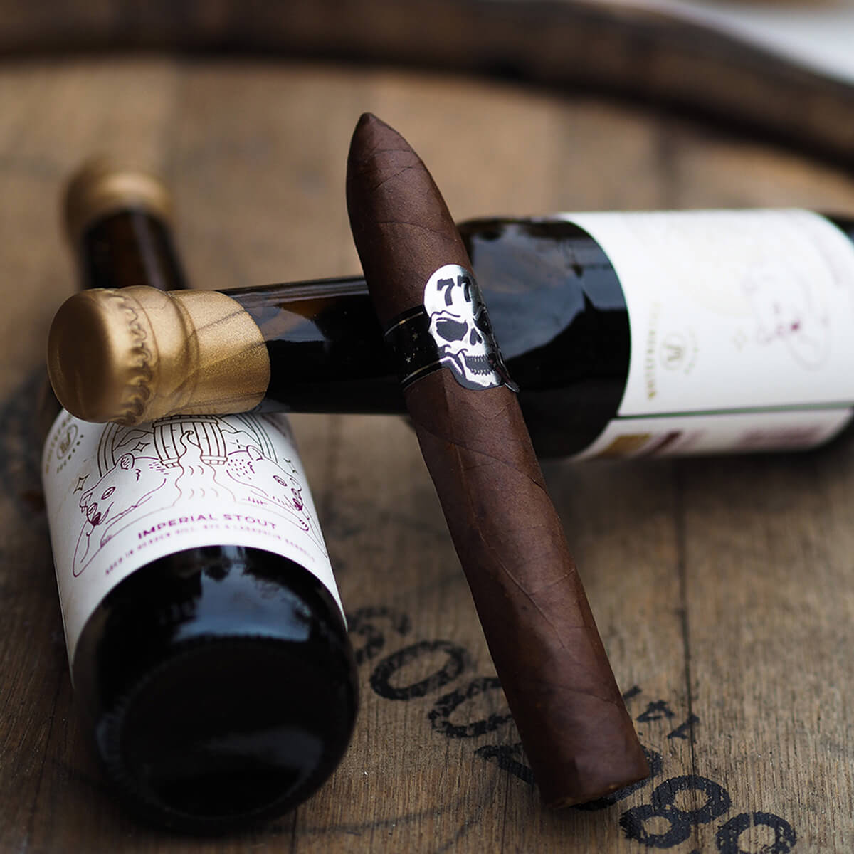 Coffret Barrel Aged + cigare