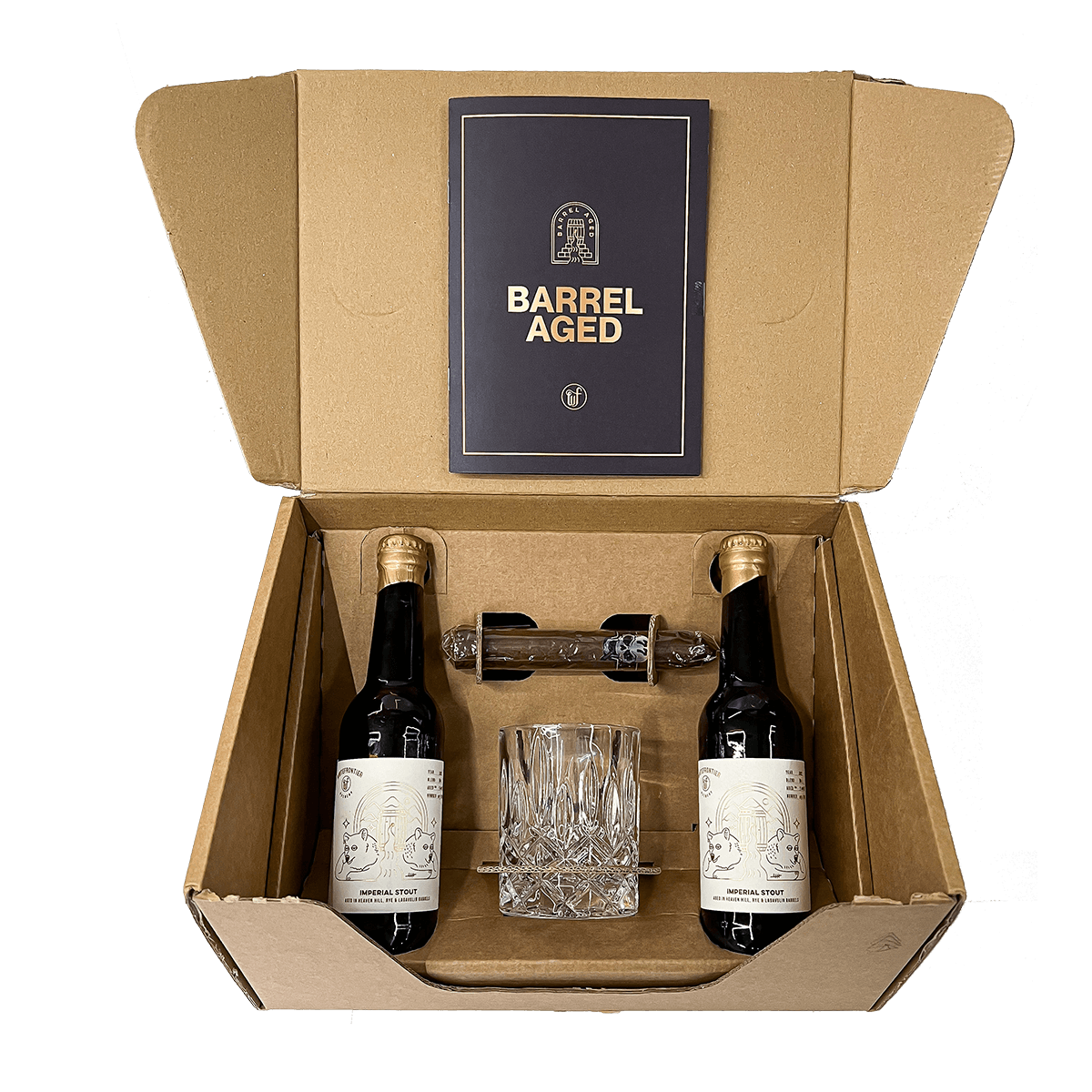 Barrel Aged Gift Set with Cigar