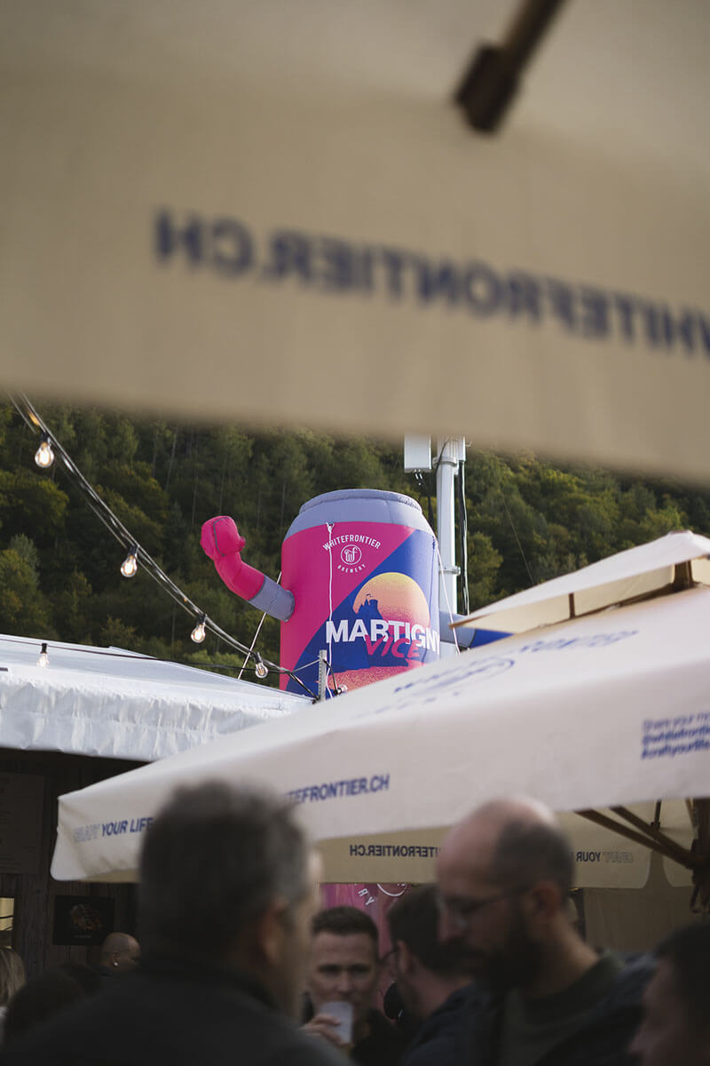 WhiteFrontier an der Foire du Valais 2025: die Rückkehr des Biergartens