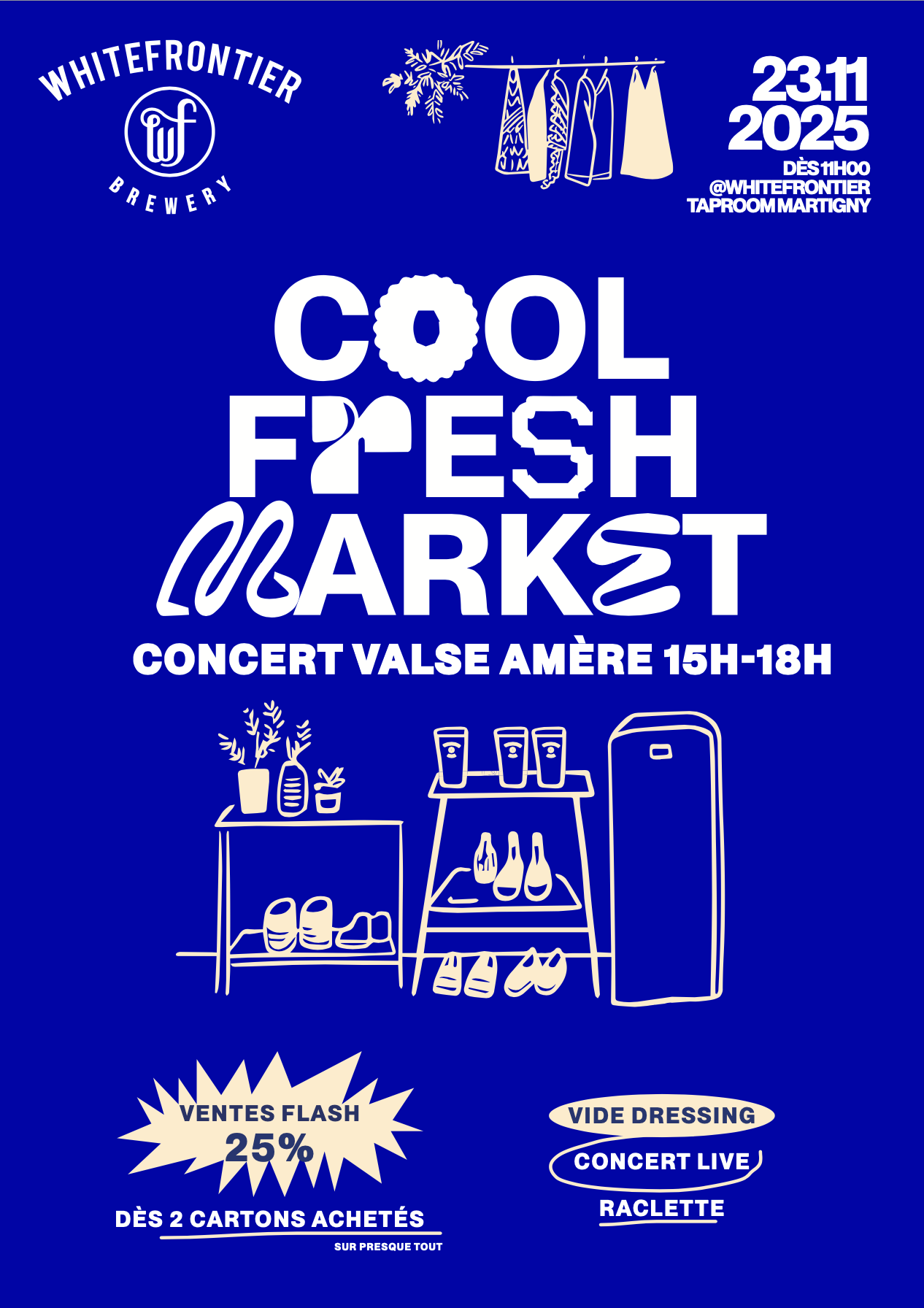 🍻🧥 La Braderie WhiteFrontier & le Vide-Dressing du Taproom