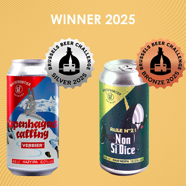 Whitefrontier remporte deux médailles au Brussels Beer Challenge