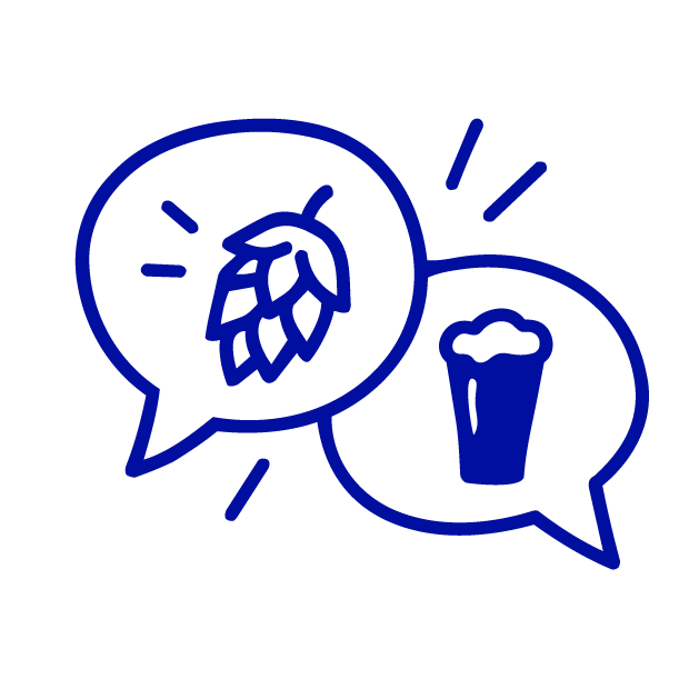 Discussions entre humains sur la bière