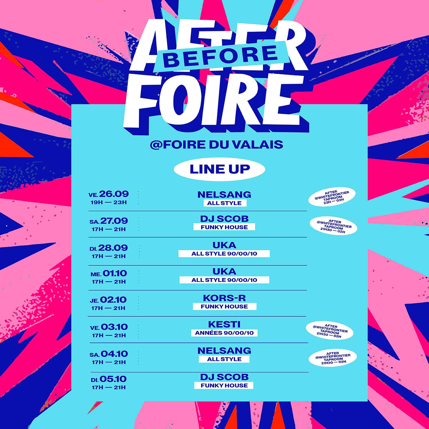 Line Up FDV 2025