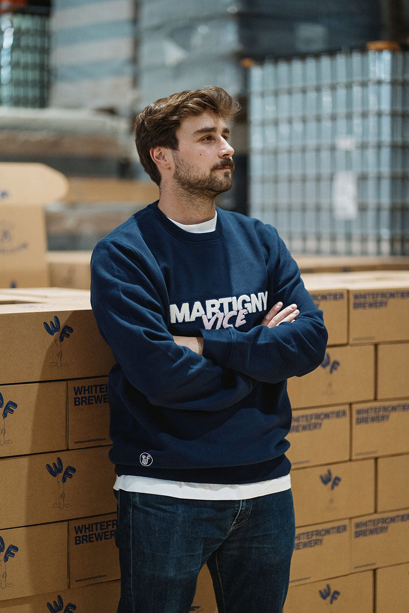 SWEAT MARTIGNY VICE BLEU
