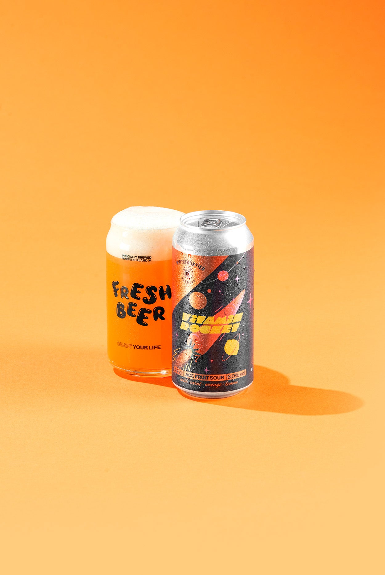 Vitamin Rocket verre et canett